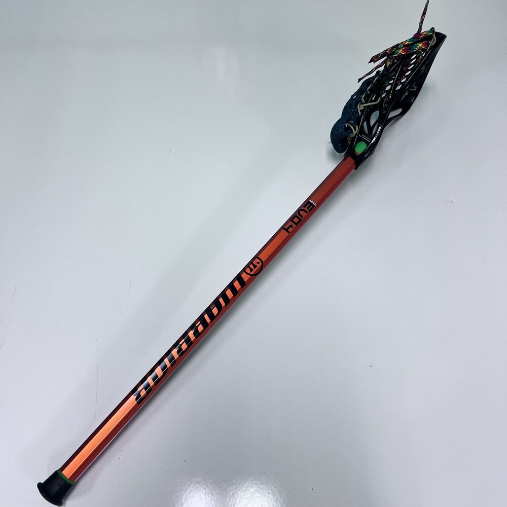 Warrior EVO4 Mini [ 33” Head ] LAX Lacrosse Stick Complete Orange Copper BLKUsed